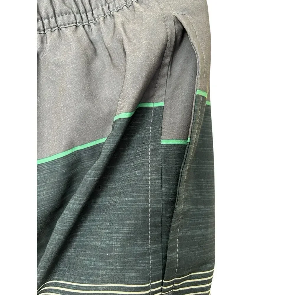 Sonoma Boardshorts Men's Large Navy Stripe Swimwear Beach Pool Coastal - Picture 5 of 11